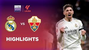 hasil Real Madrid vs Elche