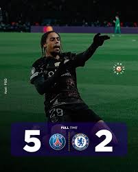 Chelsea Tak Berdaya! PSG Hajar The Blues 5-2 di Liga Champions UEFA