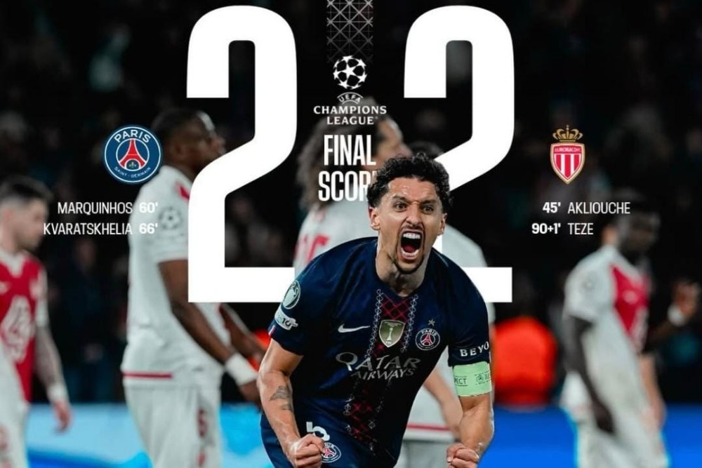 hasil PSG vs Monaco